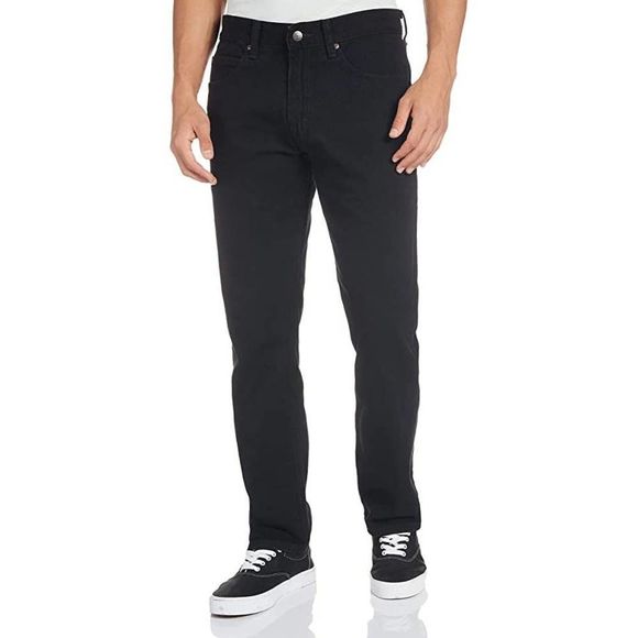 Lee Other - Lee Big & Tall Regular Fit Straight Black Denim Jeans 50x34